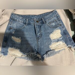 SHEIN Blue Jean Shorts